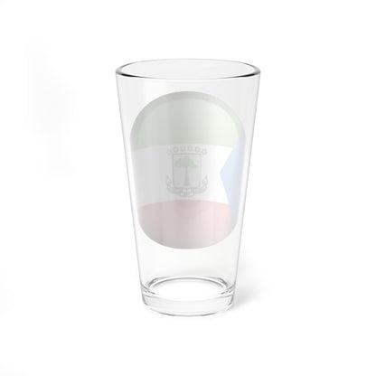Flag orb Equatorial Guinea (Equatorial Guinea) Pint Glass 16oz