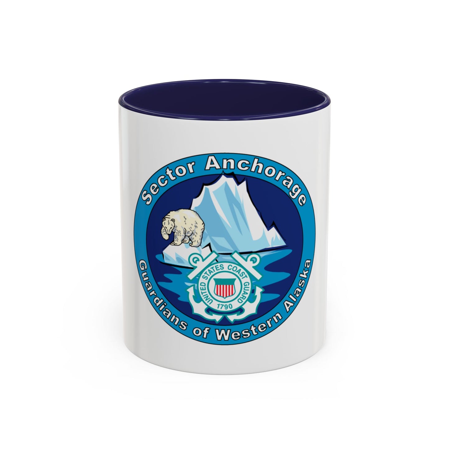 USCG Sector Anchorage (U.S. Coast Guard) Accent Coffee Mug