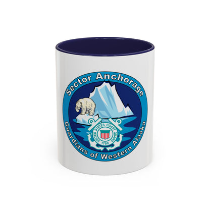 USCG Sector Anchorage (U.S. Coast Guard) Accent Coffee Mug