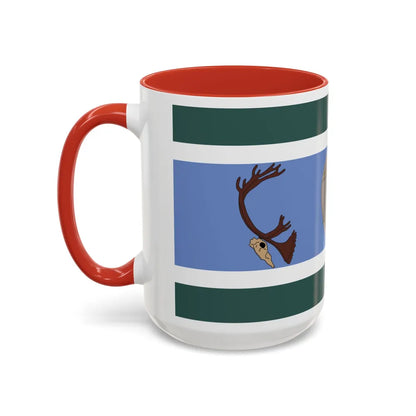 Innu Nation Flag - Accent Coffee Mug-Go Mug Yourself