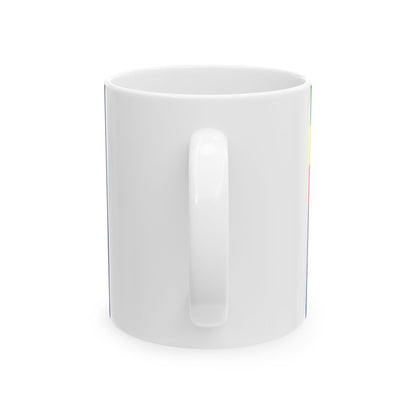 War Ensign of Ethiopia 1974-1975 (Ethiopia) White Coffee Mug