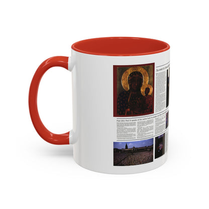 Poland - The Face and Faith 2 (1982) (Map) Accent Coffee Mug