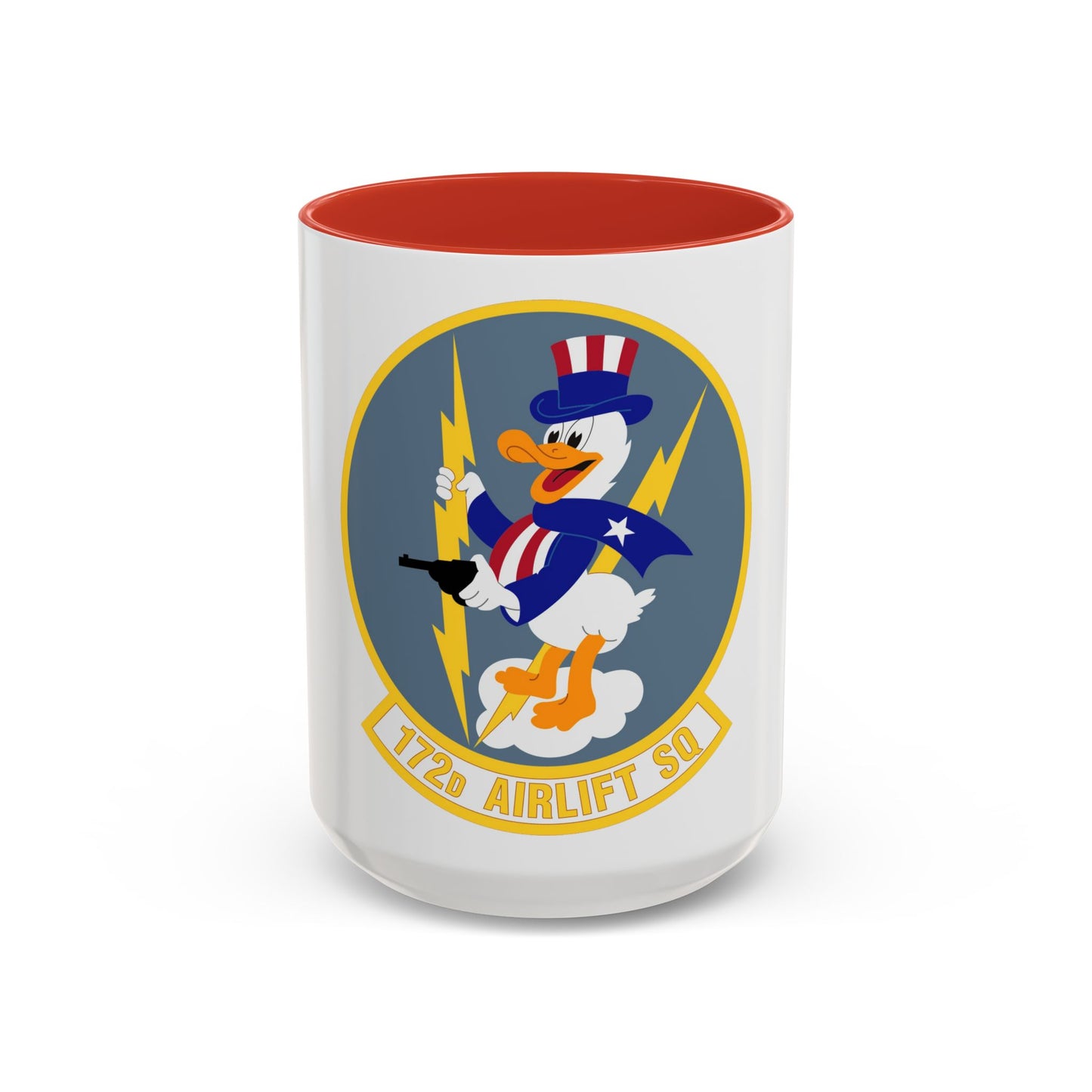 172d Airlift Squadron (U.S. Air Force) Accent Coffee Mug