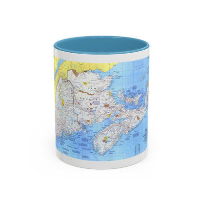 Canada - Maine, with the Maritime Provinces 1 (1975) (Map) Accent Coffee Mug