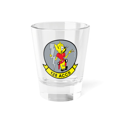 128 ACCS (U.S. Air Force) Shot Glass 1.5oz