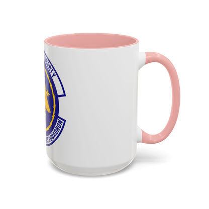 673d Communications Squadron (U.S. Air Force) Accent Coffee Mug
