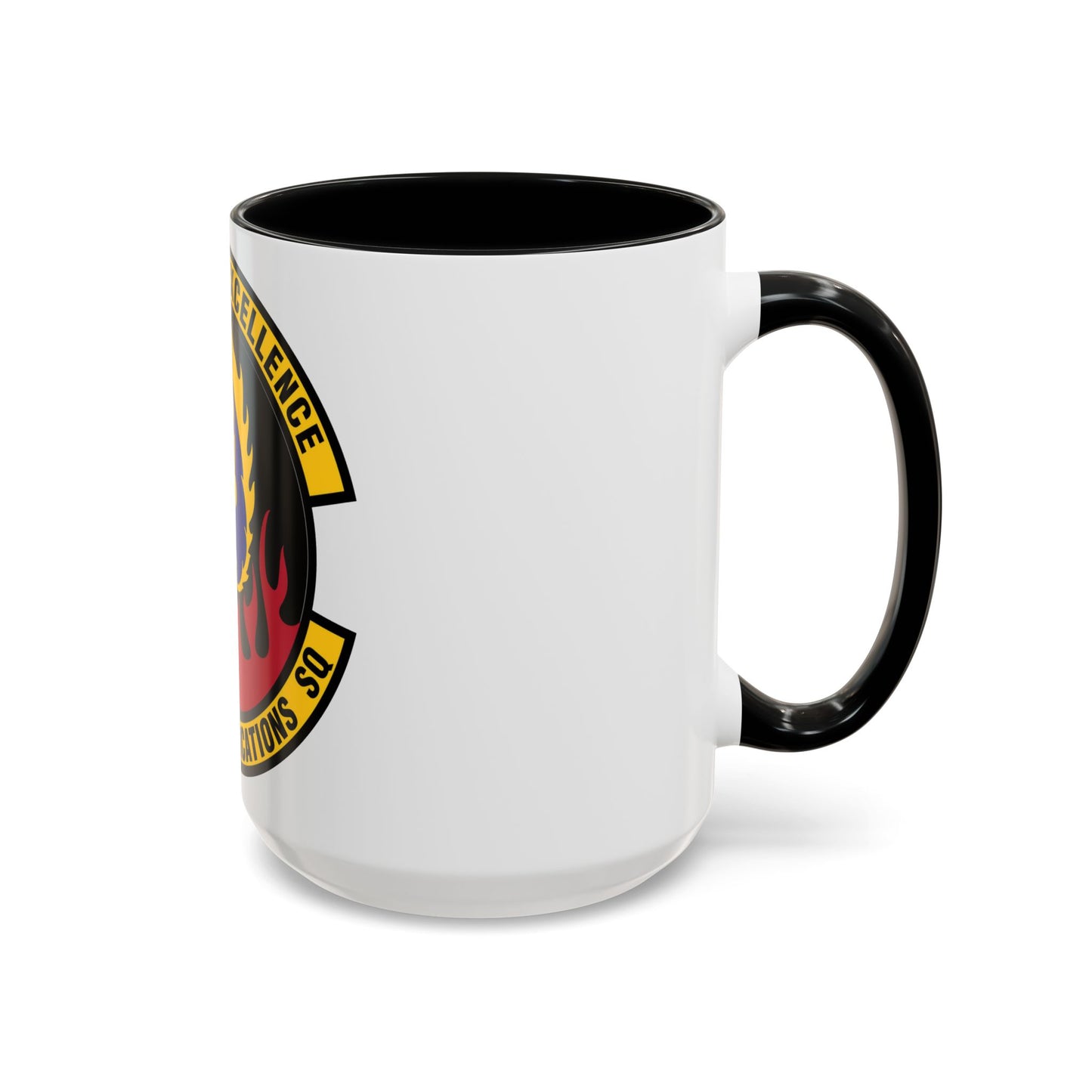 435th Communications Squadron (U.S. Air Force) Accent Coffee Mug