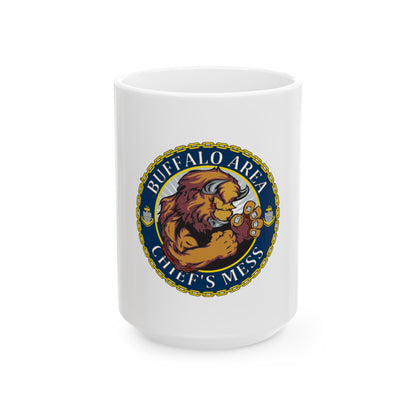 USCG Buffalo Area Cheifs Mess (U.S. Coast Guard) White Coffee Mug