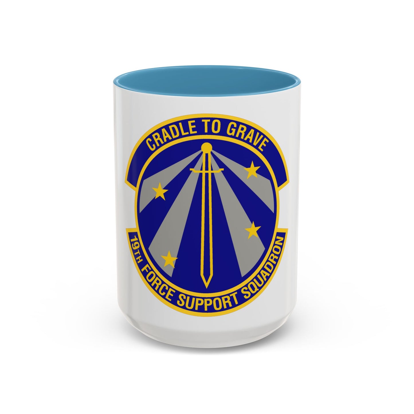 19th Force Support Squadron (U.S. Air Force) Accent Coffee Mug