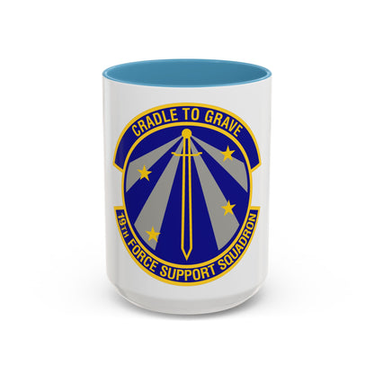 19th Force Support Squadron (U.S. Air Force) Accent Coffee Mug