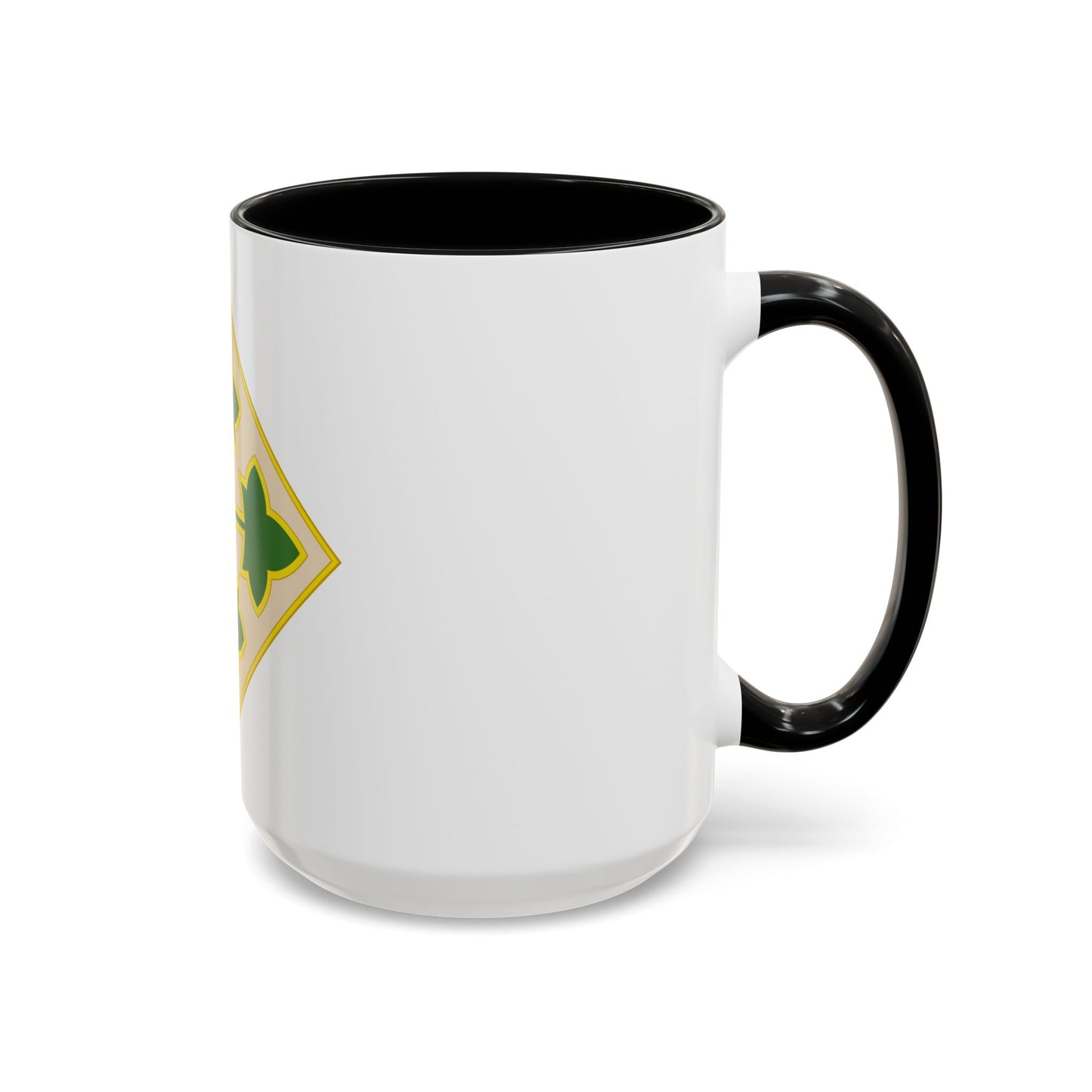 4th Infantry Division CSIB2 (U.S. Army) Accent Coffee Mug