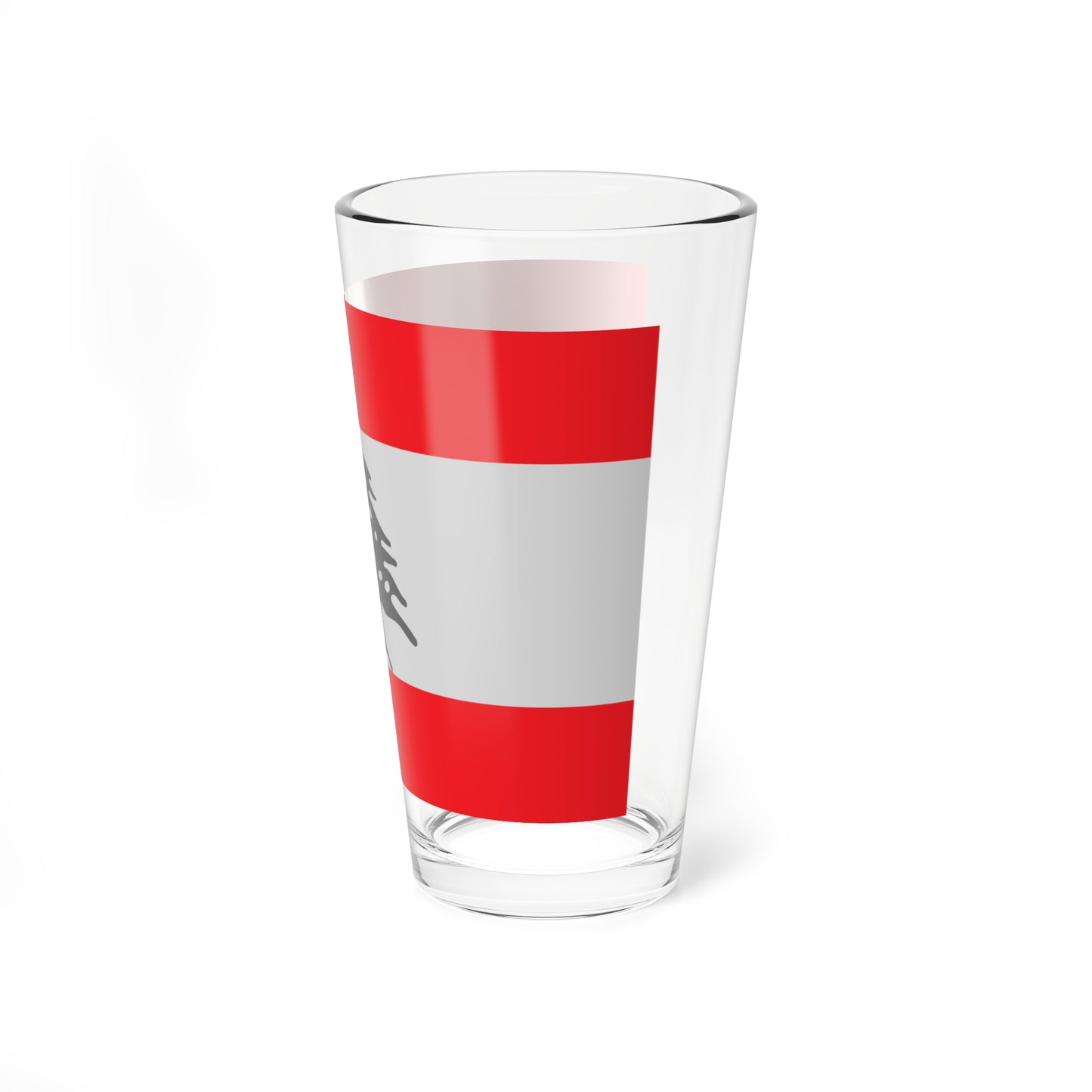Flag of Lebanon - Red (Lebanon) Pint Glass 16oz