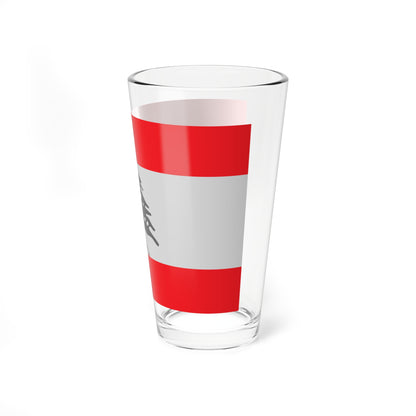Flag of Lebanon - Red (Lebanon) Pint Glass 16oz