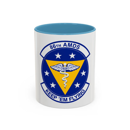 86 Aerospace Medicine Squadron USAFE (U.S. Air Force) Accent Coffee Mug