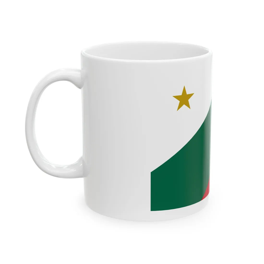 1821 Bandera Trigarante AGN (Belize) White Coffee Mug - Go Mug Yourself
