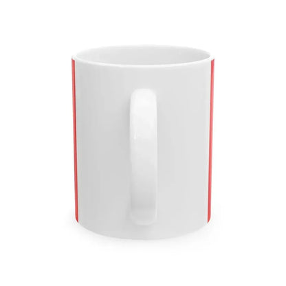 1821 Flag of Psara (Greece) White Coffee Mug - Go Mug Yourself