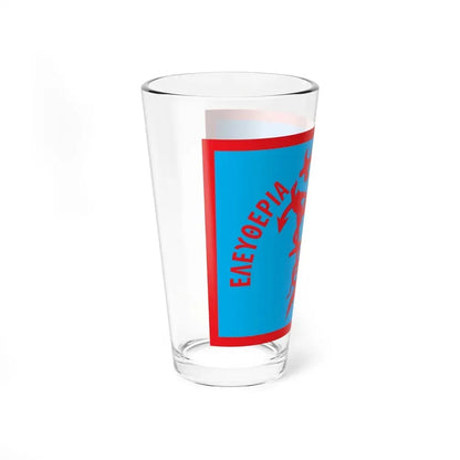 1821 Flag of Spetses Greece - Pint Glass 16oz - Go Mug Yourself