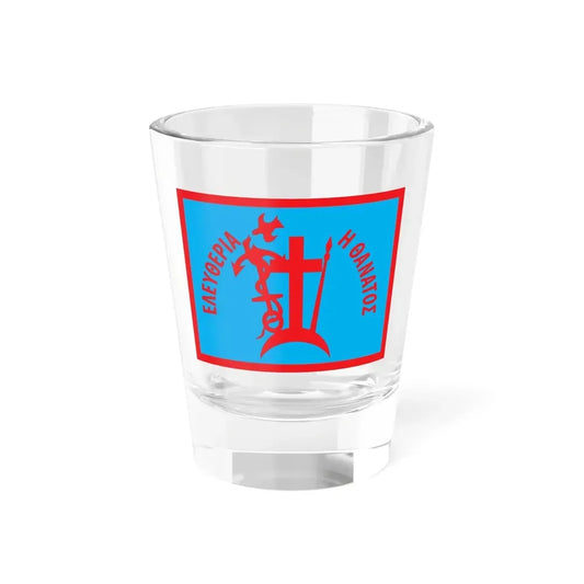 1821 Flag of Spetses Greece - Shot Glass 1.5oz 1.5oz - Go Mug Yourself