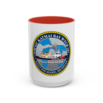 USCG Katmai Bay WTGB 101 (U.S. Coast Guard) Accent Coffee Mug