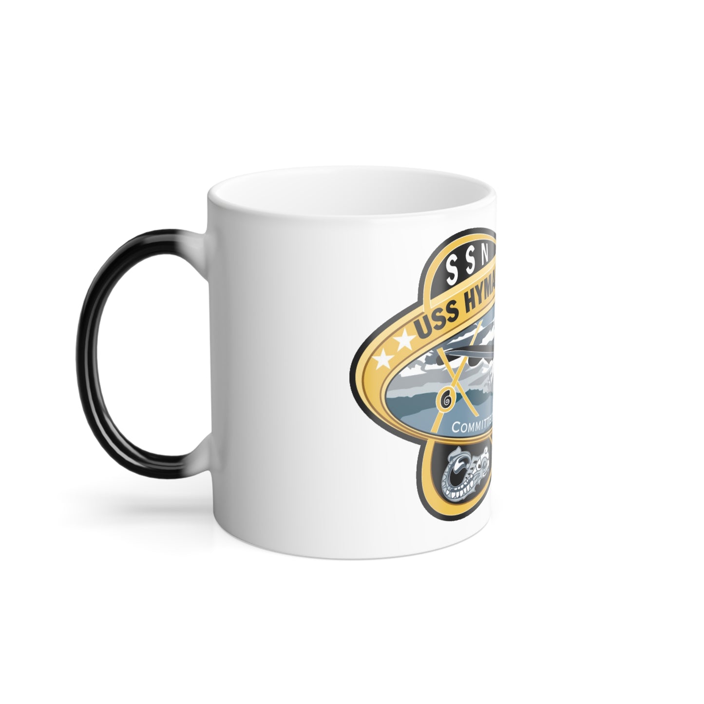USS Hyman G Rickover SSN 795 (U.S. Navy) Color Changing Mug 11oz