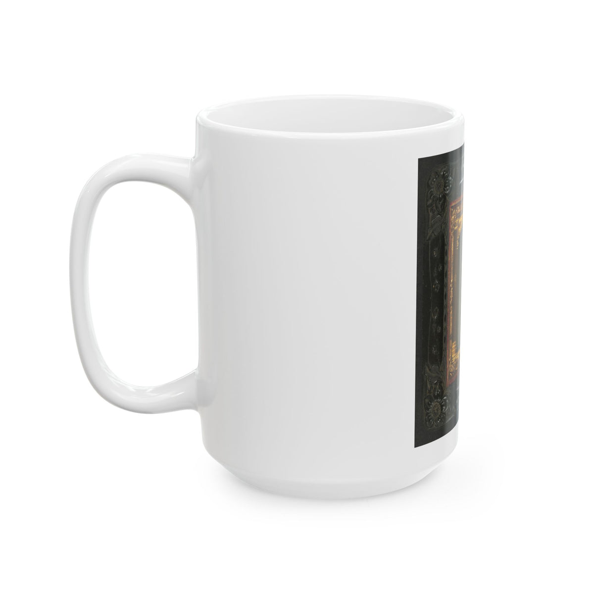 Unidentified Soldier In Confederate First Lieutentant Frock Coat (U.S. Civil War) White Coffee Mug