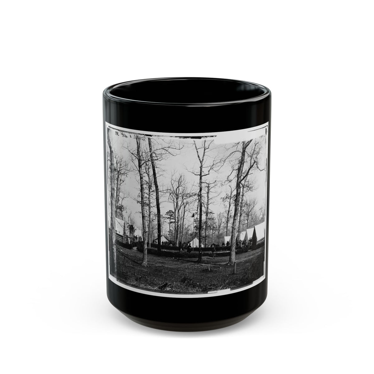 Brandy Station, Virginia (Vicinity). Field Hospital Of 3d Division, 2d Army Corps (U.S. Civil War) Black Coffee Mug