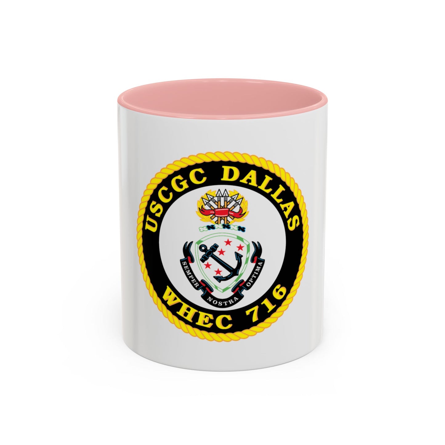 USCGC Dallas WHEC 716 (U.S. Coast Guard) Accent Coffee Mug