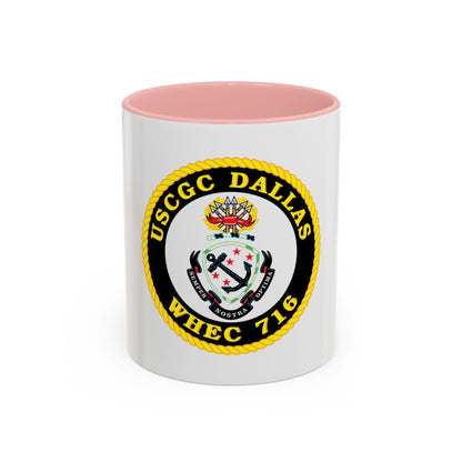 USCGC Dallas WHEC 716 (U.S. Coast Guard) Accent Coffee Mug