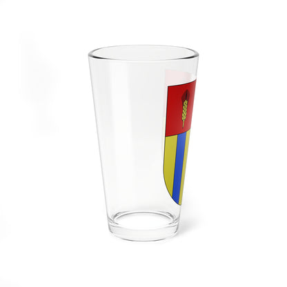 PerlyCertoux-coat of arms (Switzerland) (Coat of Arms) Pint Glass 16oz