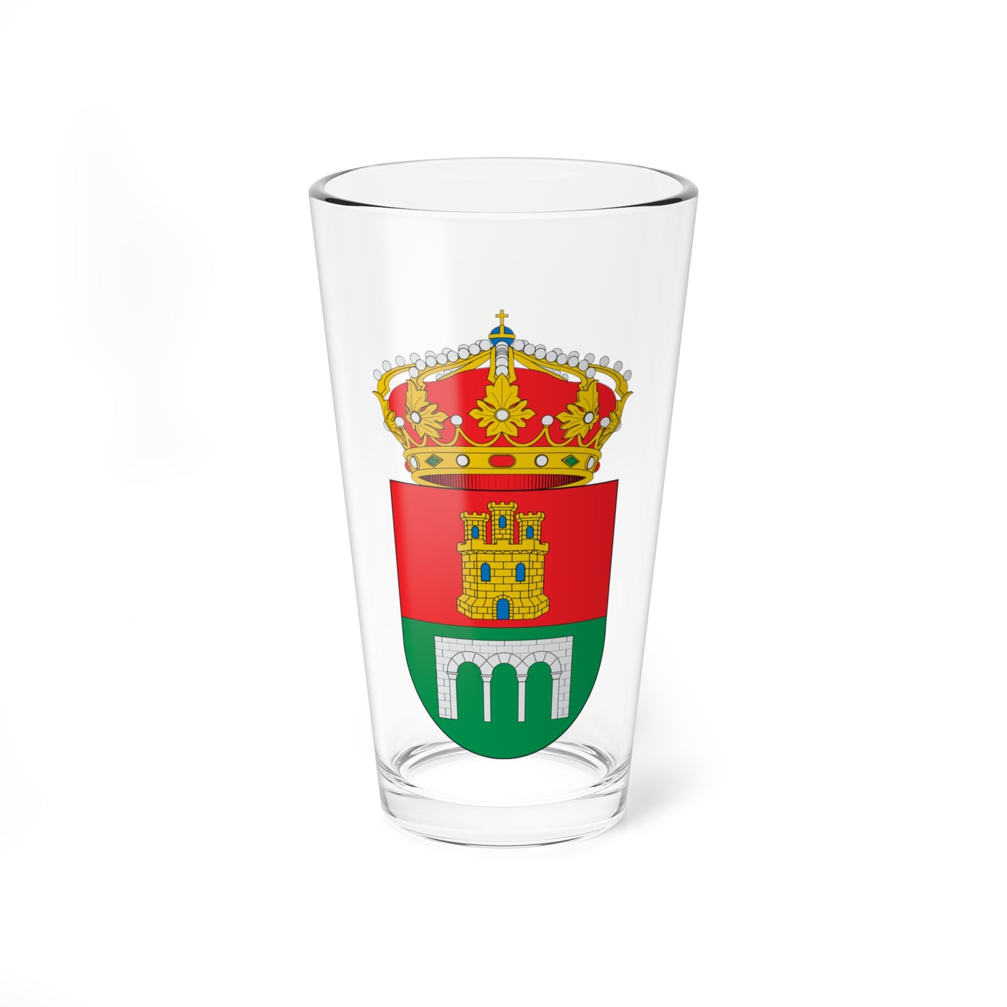 Escudo de Alcaucin (Spain) (Coat of Arms) Pint Glass 16oz