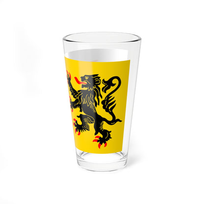 Flag of Hauts-de-France proposed design (France) Pint Glass 16oz