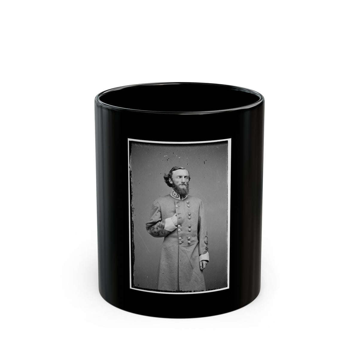 Portrait Of Brig. Gen. John S. Marmaduke, Officer Of The Confederate Army (U.S. Civil War) Black Coffee Mug