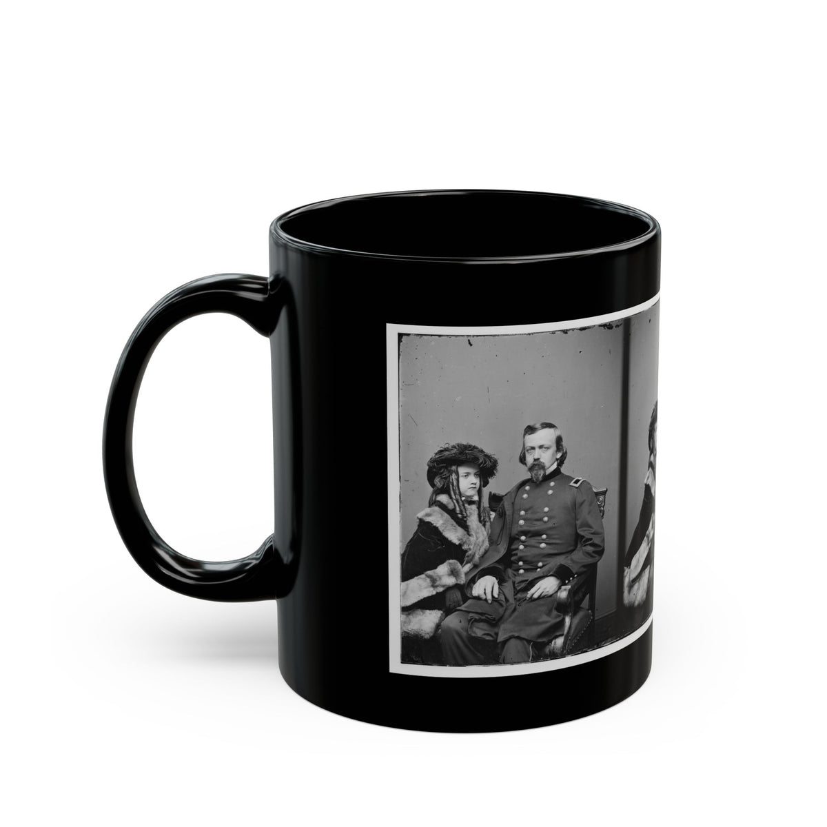 Brig. Gen. Charles P. Stone, & Daughter Hettie (U.S. Civil War) Black Coffee Mug