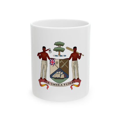 Coat of arms of British Honduras (1907-1967) - White Coffee Mug
