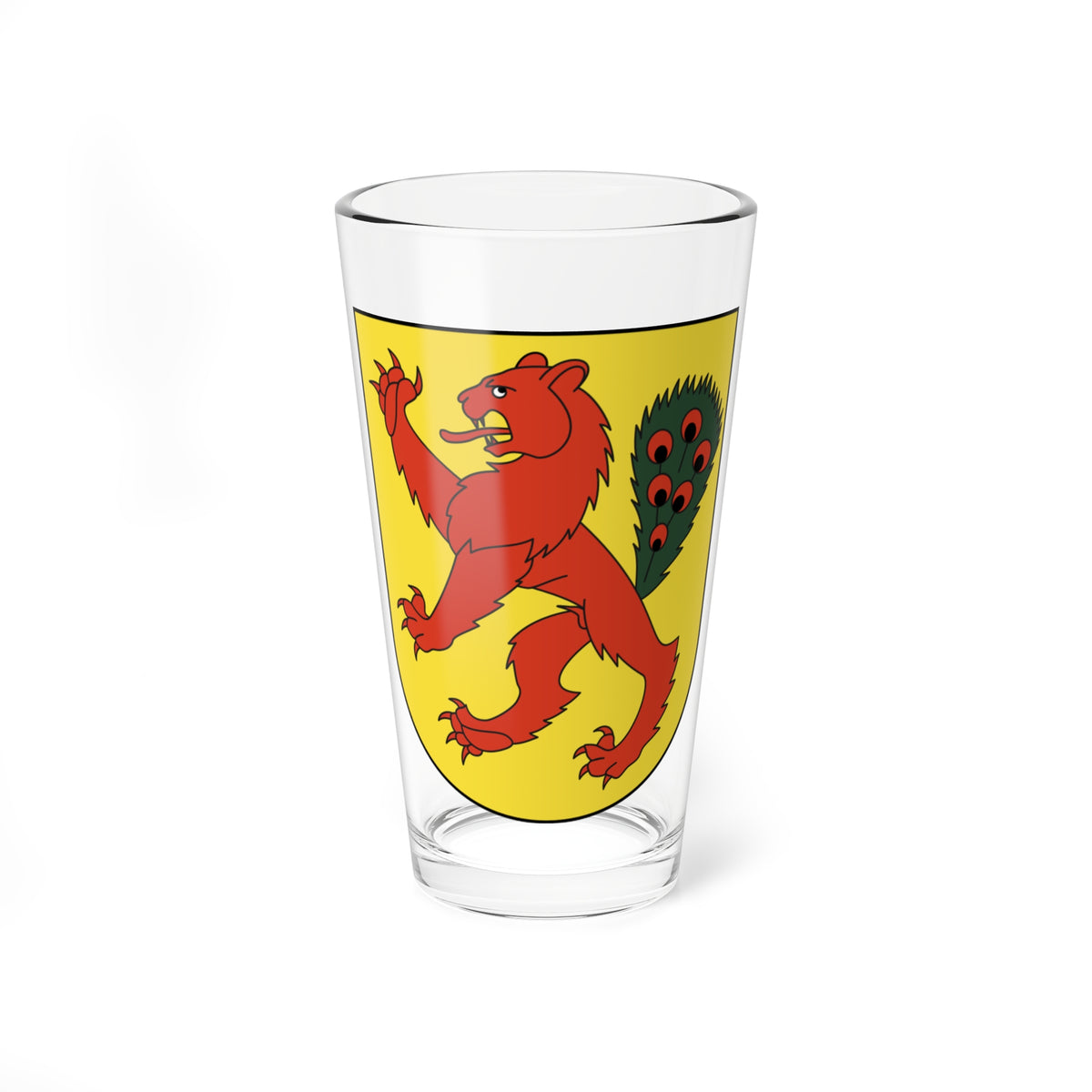 Faellanden-blazon (Switzerland) (Coat of Arms) Pint Glass 16oz