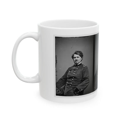 Portrait Of Brig. Gen. Samuel D. Sturgis, Officer Of The Federal Army (U.S. Civil War) White Coffee Mug