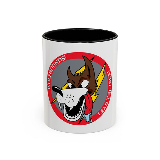 Red Wolfhound Patch (U.S. Air Force) Accent Coffee Mug