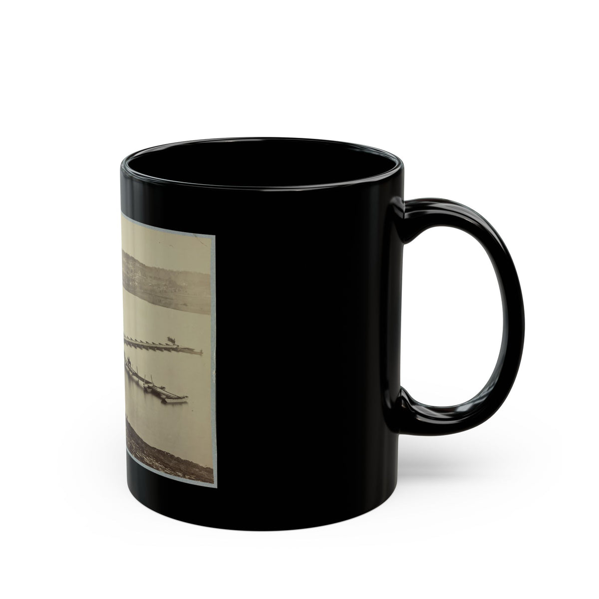 Belle Plain Landing, Va. (1) (U.S. Civil War) Black Coffee Mug