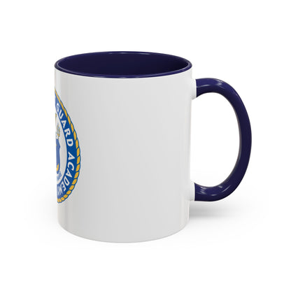 USCG Academy (U.S. Coast Guard) Accent Coffee Mug