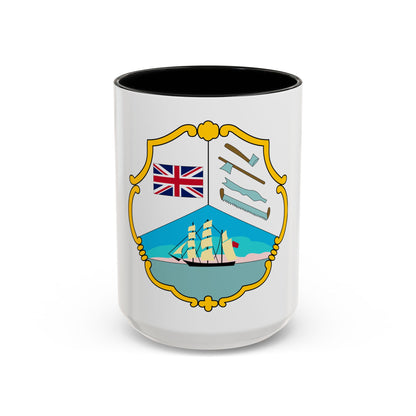 Coat of arms of British Honduras (1819-1907) - Accent Coffee Mug