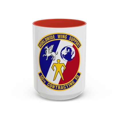 50th Contracting Squadron (U.S. Air Force) Accent Coffee Mug