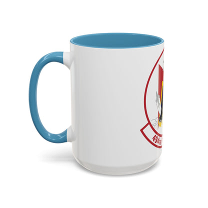 494th Fighter Squadron (U.S. Air Force) Accent Coffee Mug