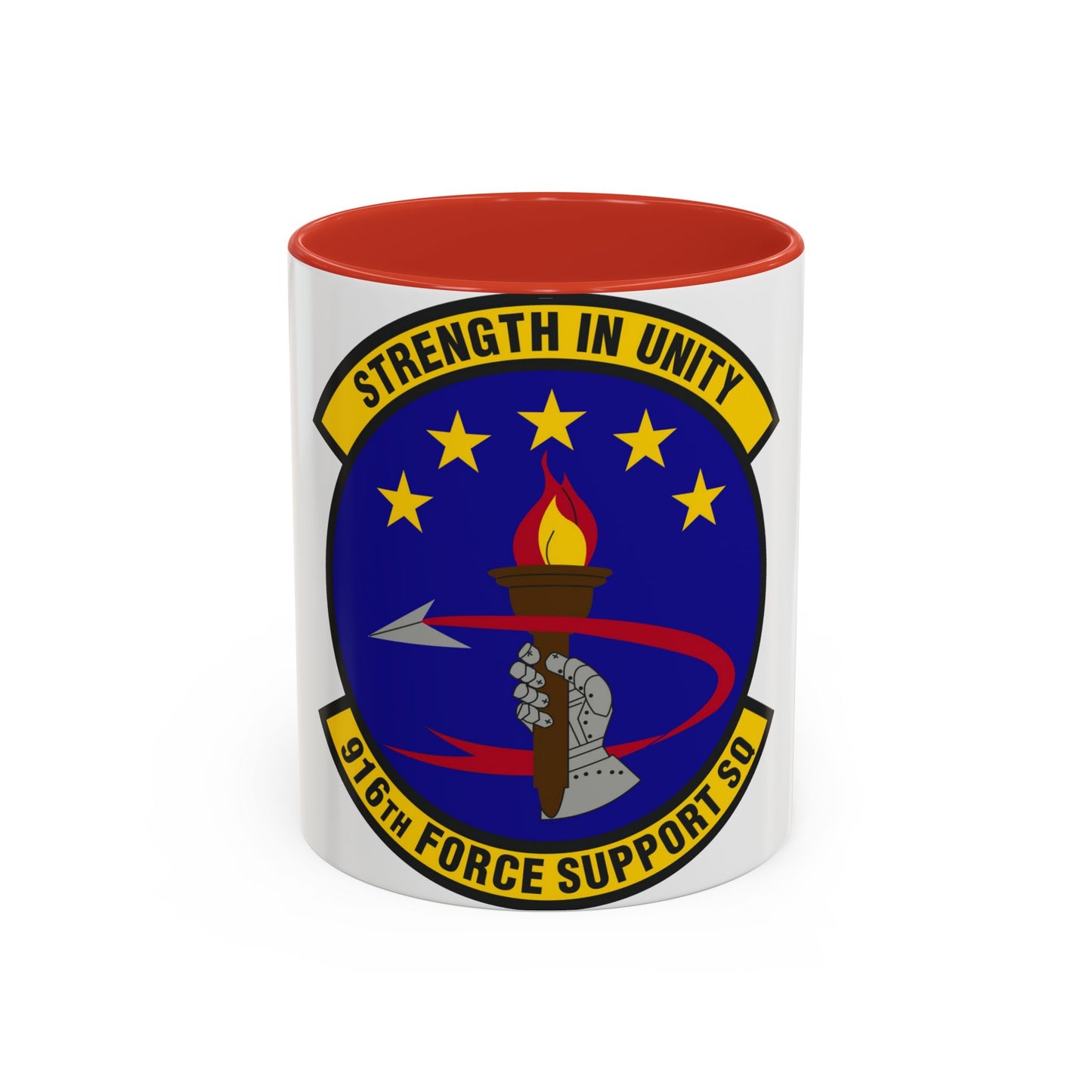 916th Force Support Squadron (U.S. Air Force) Accent Coffee Mug