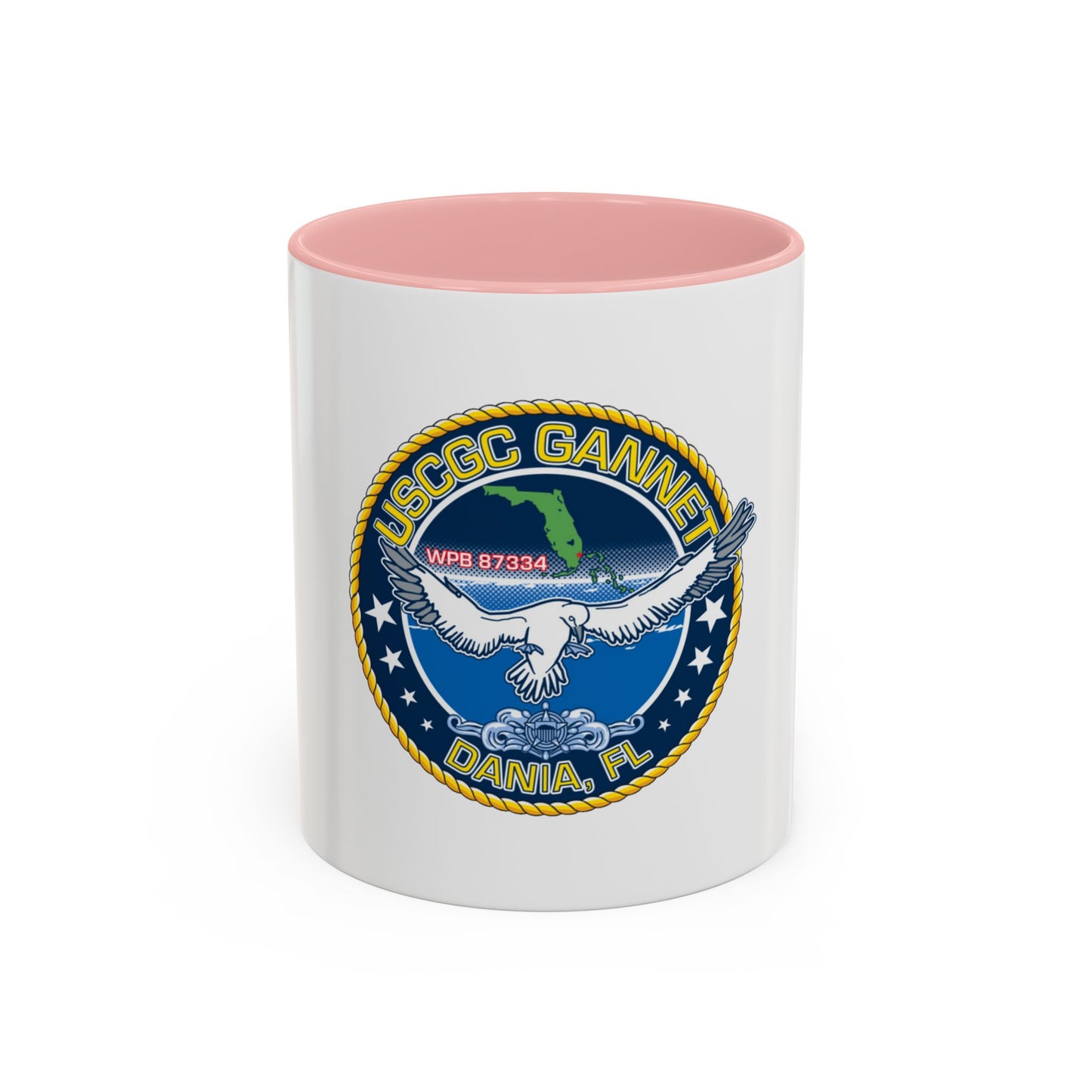 USCGC Gannet Dania FL (U.S. Coast Guard) Accent Coffee Mug
