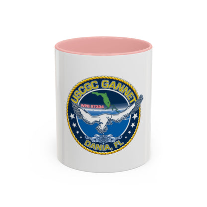 USCGC Gannet Dania FL (U.S. Coast Guard) Accent Coffee Mug