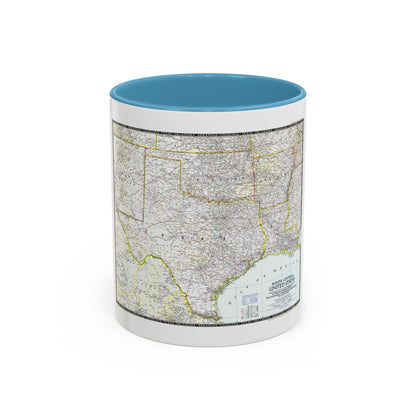 USA - South Central (1947) (Map) Accent Coffee Mug