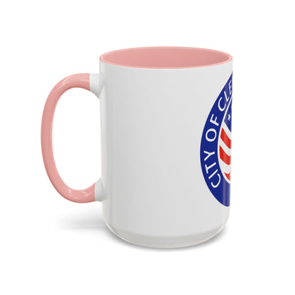 Seal of Cleveland Ohio - Accent Coffee Mug