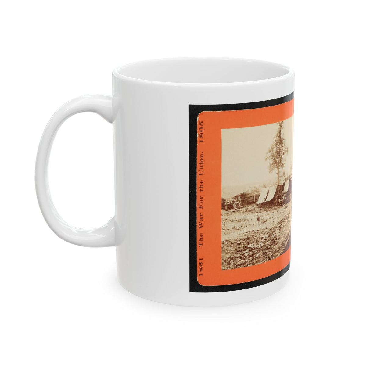 A Confederate Redoubt (U.S. Civil War) White Coffee Mug