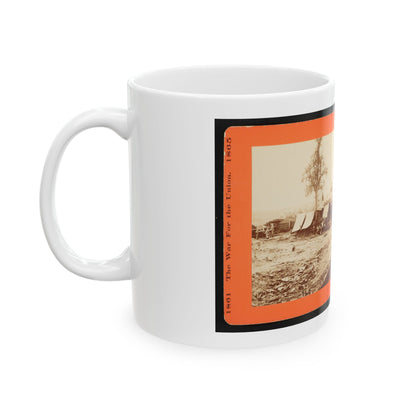 A Confederate Redoubt (U.S. Civil War) White Coffee Mug