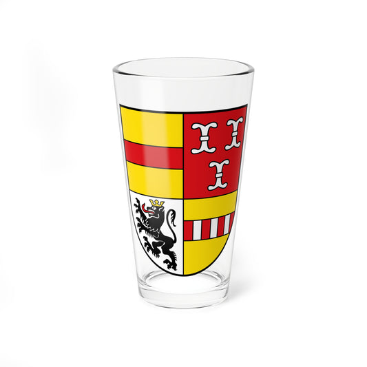 DEU Altkreis Borken COA (Germany) (Coat of Arms) Pint Glass 16oz